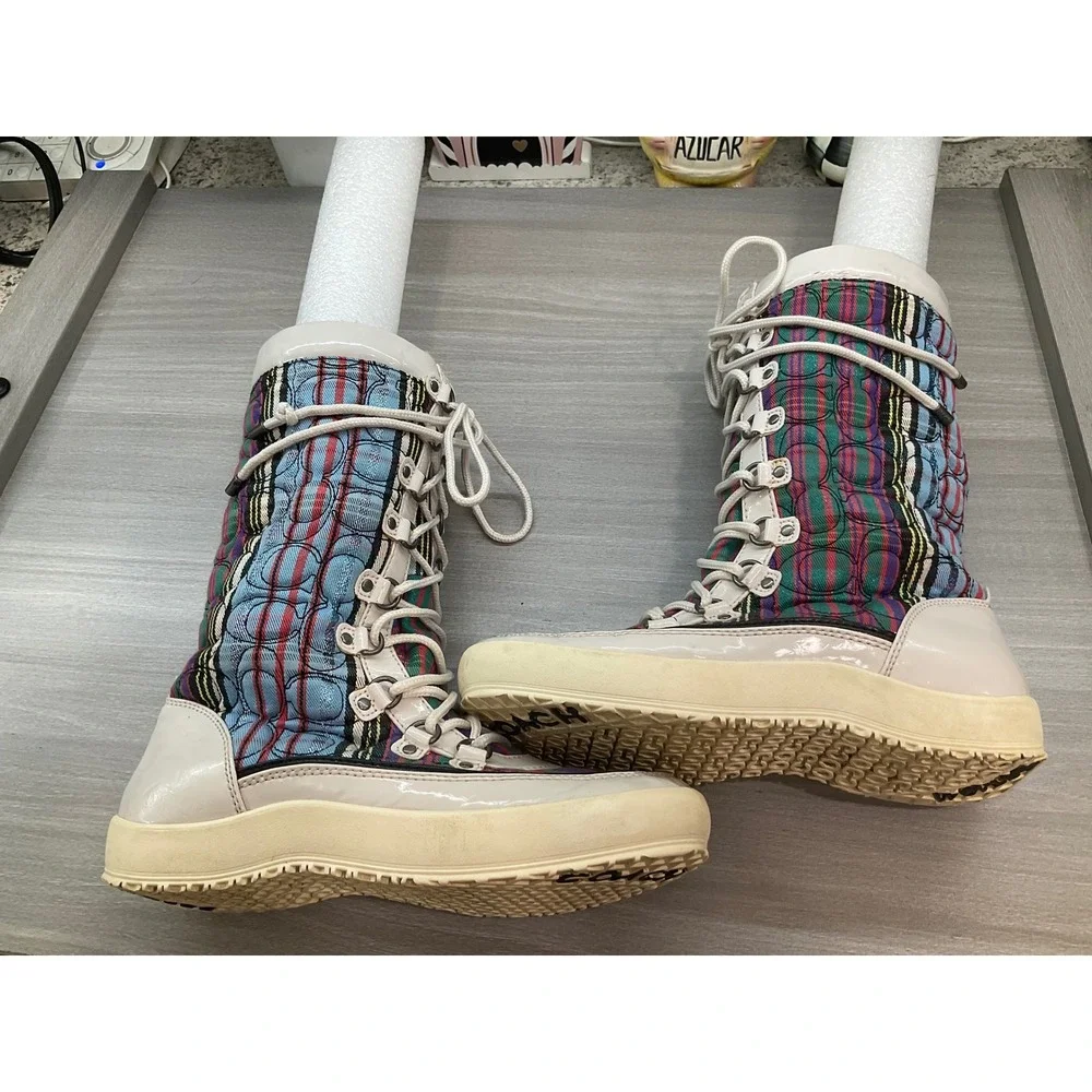 COACH POPPY PEGGEY SNOW BOOTS